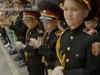 Watch: Children at Ukraine cadet school ready to join war
