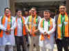 Manipur: JP Nadda greets 5 JD-U MLAs who merged with BJP