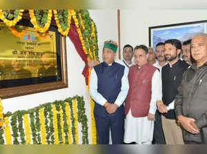 Himachal CM opens Rampur heliport.