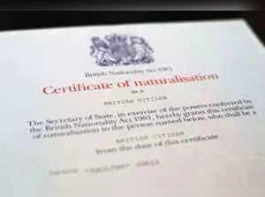 British citizenship via naturalisation