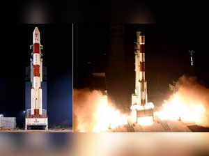 Nellore, Feb 14 (ANI): (Combo picture) Indian Space Research Organisation (ISRO)...