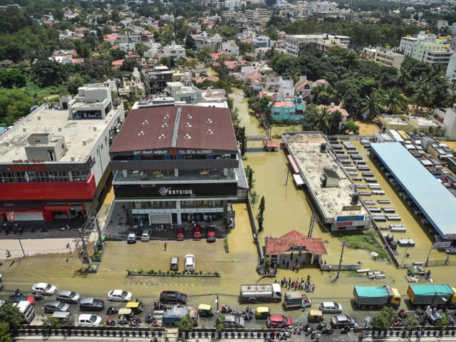 ​Aerial view of Sarjapur