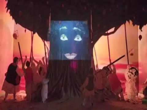 ​Maharashtra politics theme Ganesh pandal