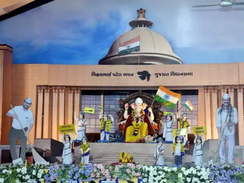 ​A model of Gujarat vidhansabha