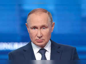 Russian President Vladimir Putin attends a plenary session of the Eastern Economic Forum in Vladivostok