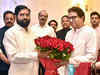 Mumbai: Ahead of BMC elections, Raj Thackeray visits CM Shinde's official residence for Ganpati darshan