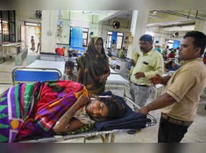 Jabalpur: A 25-year-old woman Archana Choudhary receives treatment after sufferi...