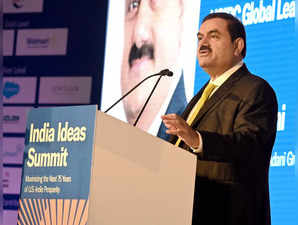 New Delhi, Sept 07 (ANI): Adani Group Chairman Gautam Adani addresses the India ...