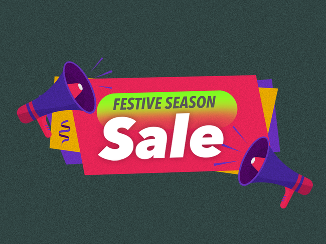 festive season sale-ecommerce-offline sale