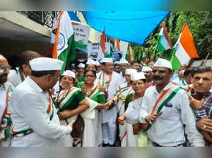 Congress's 'Bharat Jodi Tiranga Yatra' begins in Uttarakhand, veterans shout.