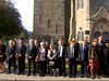 Queen Elizabeth's funeral cortege leaves Balmoral castle for Edinburgh, Scotland