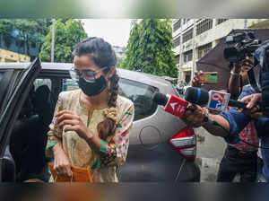 Kolkata: TMC MP Abhishek Banerjee's sister-in-law Maneka Gambhir arrives at CGO ...