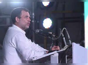 Kanyakumari: Congress leader Rahul Gandhi addresses the launch of 'Bharat Jodo Y...