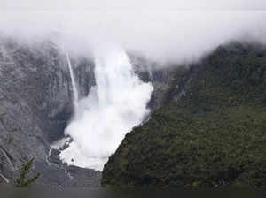 Chile's Queulat National Park: Mountain glacier collapses amid soaring temperatures. See details