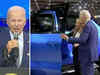 President Joe Biden touts electric vehicles at Detroit auto show