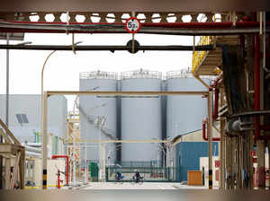 FILE PHOTO: Enagas liquefied natural gas (LNG) terminal at Zona Franca in Barcelona