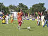 Mahua Moitra plays football wearing saree, shares pictures