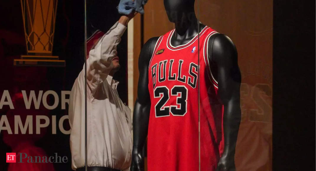 Michael Jordan's jersey is sold for over $10 million, setting a new record  : NPR