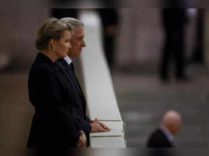 King Philippe, Queen Mathilde attend Queen Elizabeth II’s funeral. See who they are