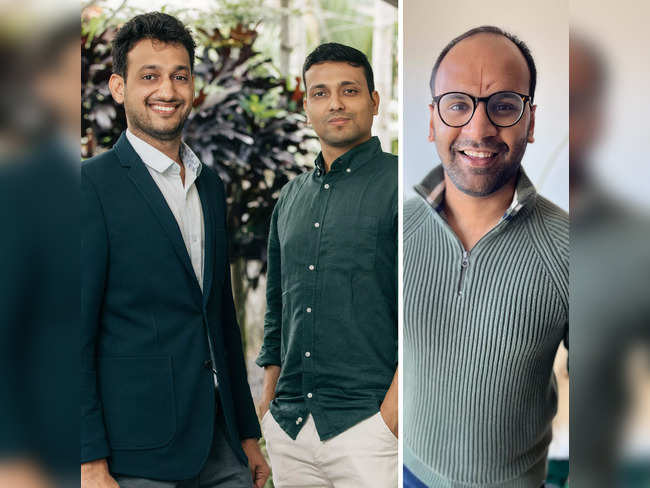 TrueFoundry cofounders (from left): Anuraag Gutgutia, Abhishek Choudhary and Nikunj Bajaj