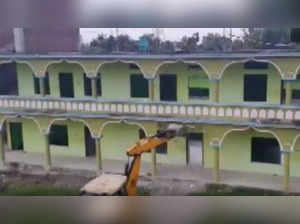 Madrassa in Assam's Bongaigaon razed