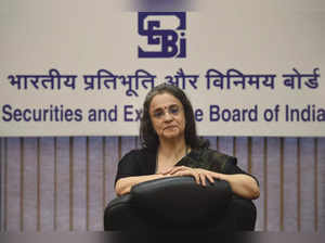 Mumbai: Chairperson of the Securities and Exchange Board of India (SEBI) Madhabi...