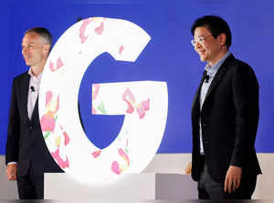 Singapore's Deputy Prime Minister and Minister for Finance Lawrence Wong attends "Google for Singapore", an event celebrating the company's 15th year in Singapore, at Google's office