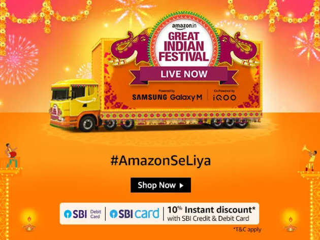 Amazon Sale Today LIVE Offers: Best deals on Amazon Great Indian Festival Sale