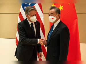 U.S. Secretary of State Antony Blinken meets with Chinese State Counselor and Foreign Minister Wang Yi during the 77TH United Nations General Assembly