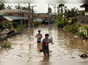 Flooding after Super Typhoon Noru, in Philippines