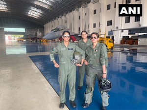 Female officers flying fighter jets