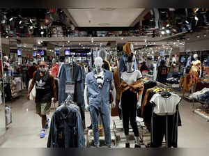 FILE PHOTO: People are seen at a store inside Nova America shopping mall in Rio de Janeiro