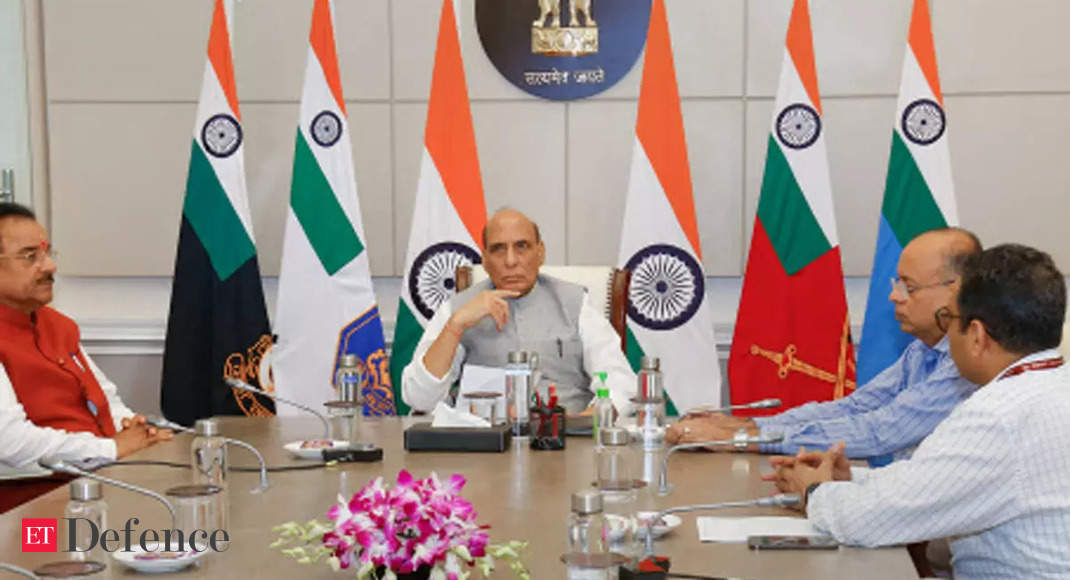 Make defence products for world: Rajnath