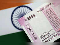 Illustration photo of an India Rupee note