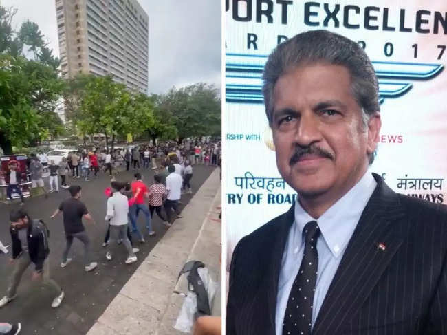 Anand Mahindra left