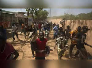 Burkina Faso's capital Ouagadougou witnesses heavy gunfire at main military camp.
