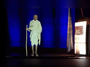 Mahatma Gandhi avatar comes to UN