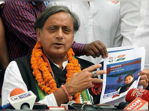 Senior Congress leader and MP Shashi Tharoor