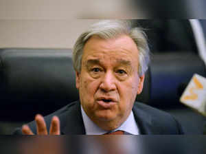 United Nations Secretary-General Antonio Guterres AFP