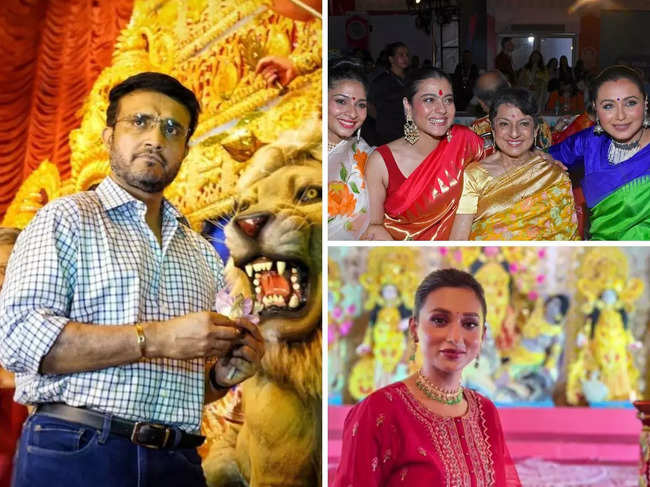 It's a star-studded ​Durga Pujo this year.