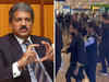 'Some countries wage war, but we ... ' Anand Mahindra wishes 'happy Dussehra' with a cheerful video of people dancing at Mumbai airport