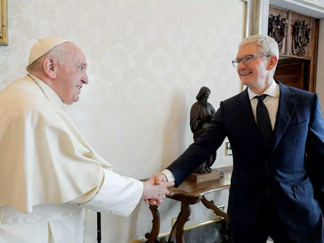 Pope Francis Tim Cook