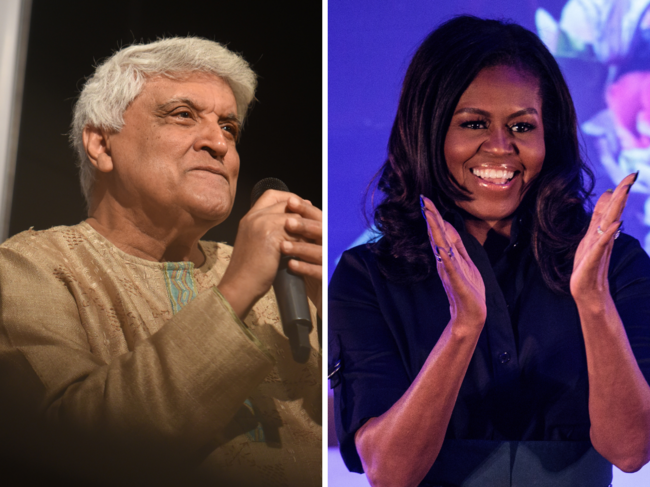 At 77, Javed Akhtar is Michelle Obama's Oldest Indian fan.