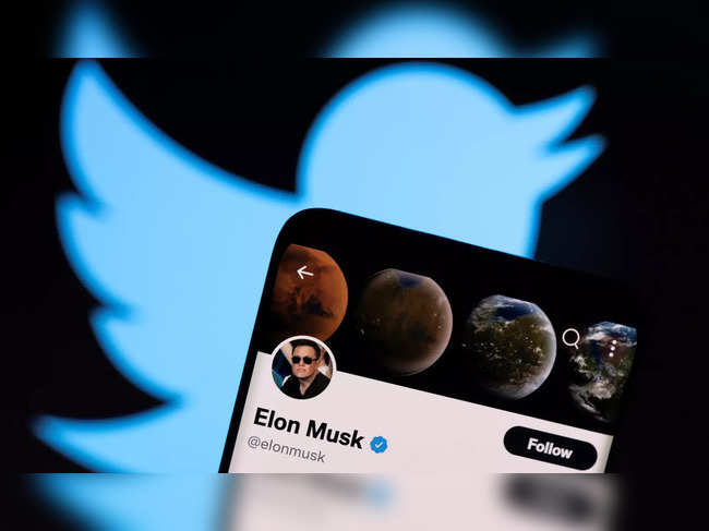 A photo illustration shows Elon Musk