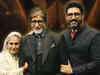 Amitabh Bachchan gets emotional on 'KBC 14', tears up at seeing wife Jaya, son Abhishek