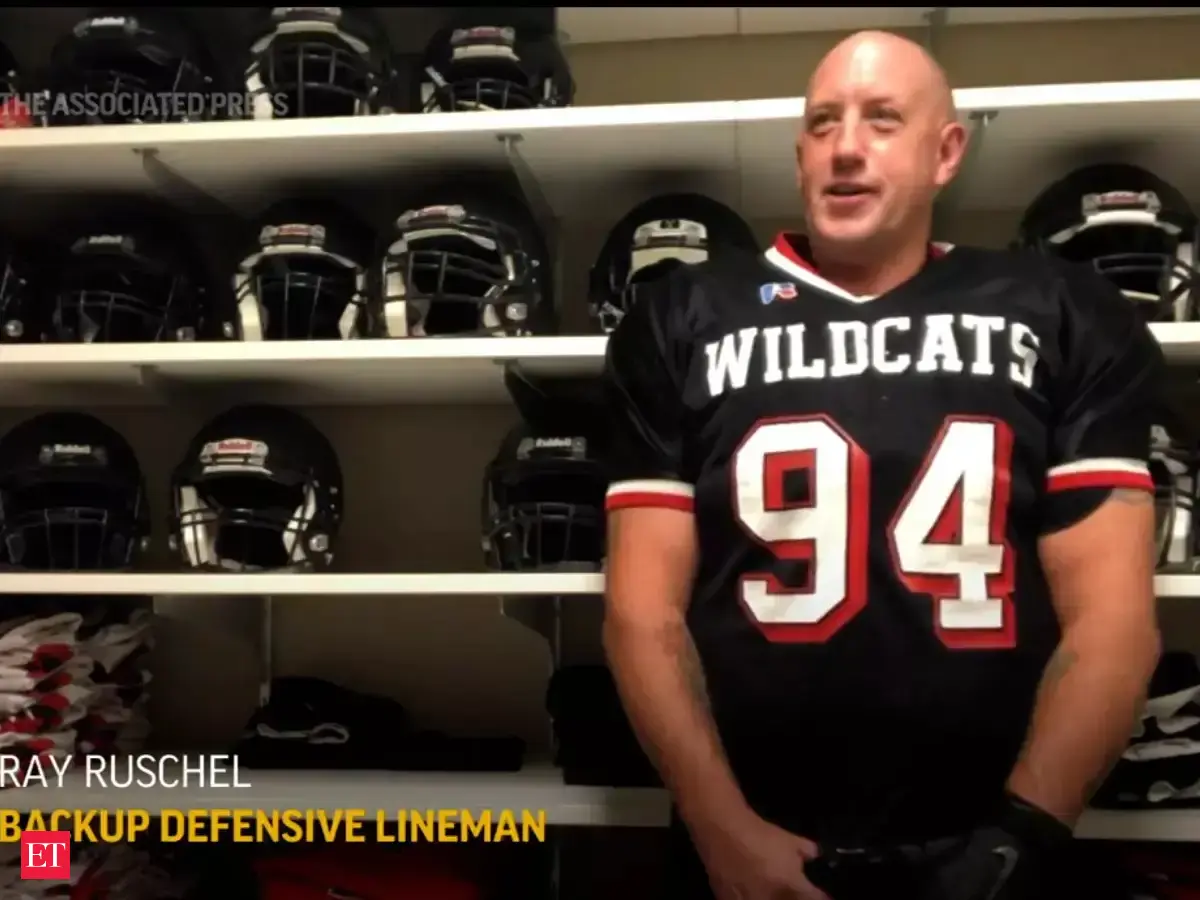 ray ruschel: Watch: 49-year-old Ray Ruschel makes N. Dakota college ...