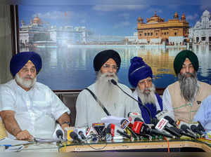 Amritsar: Shiromani Gurdwara Parbandhak Committee (SGPC) President Harjinder Sin...
