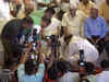 Watch: Assam CM Himanta Sarma washes feet of senior BJP workers in Guwahati