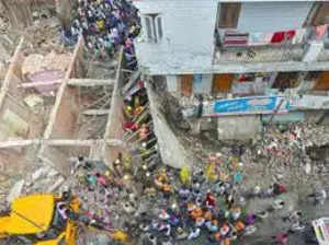 Delhi building collapse: 2 more bodies recovered, toll climbs to 3