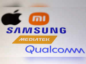 Apple, Xiaomi, Samsung, Mediatek and Qualcomm logos